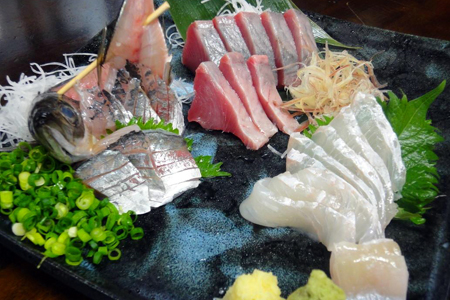 鮮魚のお造り盛り合せ